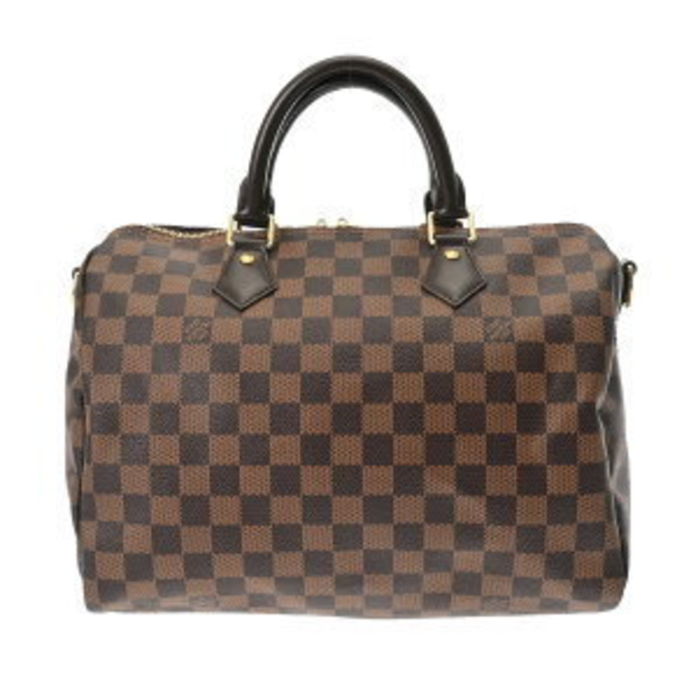 Louis Vuitton Handbag Bandouliere Canvas Speedy Brown Bag Damier - Picture 2 of 9